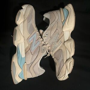 New Balance 9060 Ivory Cream Pink Sand